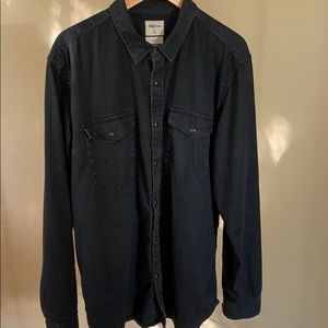 GAP SLIM FIT DENIM BUTTON-UP